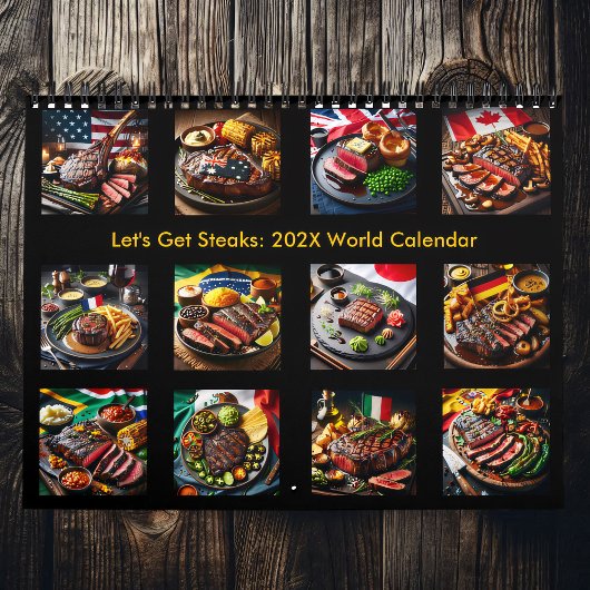 Let's Get Steaks: Wereldkalender 2025/2026 Kalender