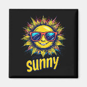 Let's Get Sunny Motivation For Bright Days  Magneet (Voorkant)