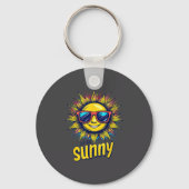 Let's Get Sunny Motivation For Bright Days  Sleutelhanger (Voorkant)