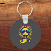 Let's Get Sunny Motivation For Bright Days Sleutelhanger (Voorkant)