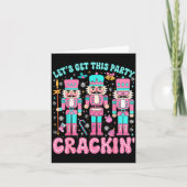 Let's Get This Party Crackin' Nutcracker Nk Christ Kaart (Voorkant)