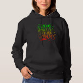 Let's Get This Party Crackin' Nutcracker Xmas Holi Hoodie (Voorkant)