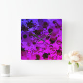 let's get to staining Wall Clock Vierkante Klok (Huis)