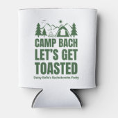 Let's Get Toasted Bachelorette Green Blikjeskoeler (Voorkant)