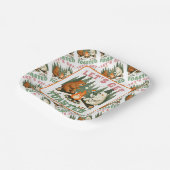 Let's Get Toasted - Campfire Cuties Edition voor h Papieren Bordje (Gebogen)