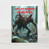 Let's get together for Halloween. Kaart (Voorkant)