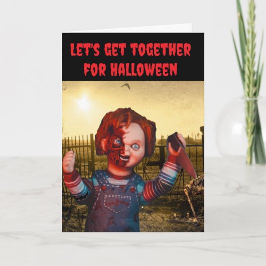 Let's get together for Halloween. Kaart (Voorkant)