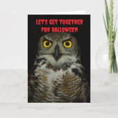 Let's get together for Halloween. Kaart (Voorkant)