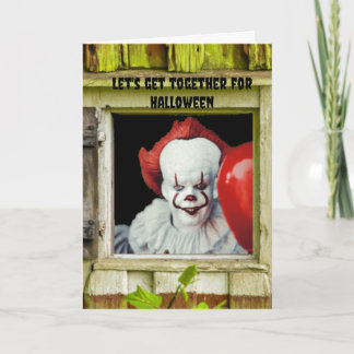 Let's get together for Halloween. Kaart