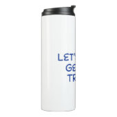 Lets-get-Tropical-roze-Flamingo Summer Thermosbeker (Gedraaid links)