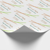 Let's get ugly Christmas ugly sweater Partyorange Cadeaupapier (Hoek)