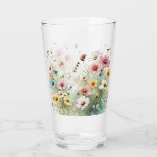 🌷Let's Get Wild Flowers 🌷 Glas (Achterkant)