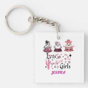 Lets Ghost Girls Halloween vrouwelijk meisje Sleutelhanger