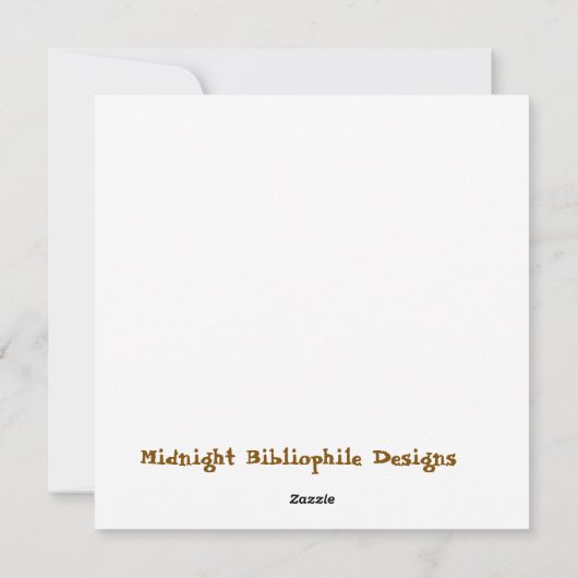 Let's Give 'Em Pumpkin to Talk About Sign Design Feestdagenkaart (Achterkant)