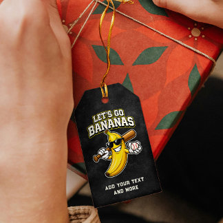 Lets Go Bananas Retro Baseball Banana Funny Cadeaulabel