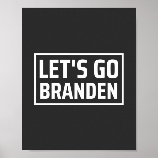 lets go brandEN Poster (Voorkant)