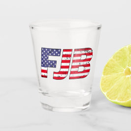 Let's Go Brandon anti joe Biden Pro troef 2024 Shot Glas