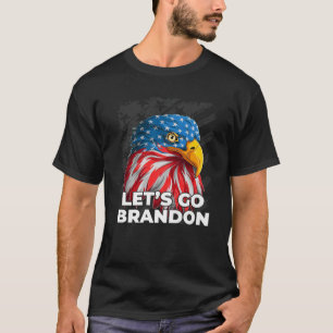 Lets Go Brandon Branson USA Flag Branbon Branbon B T-shirt