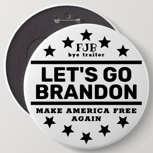 Lets Go Brandon BT Ronde Button 6,0 Cm (Voorkant /achterkant)