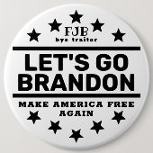 Lets Go Brandon BT Ronde Button 6,0 Cm (Voorkant)