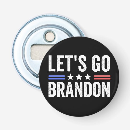 Let's Go Brandon Button Flesopener (Voorkant)