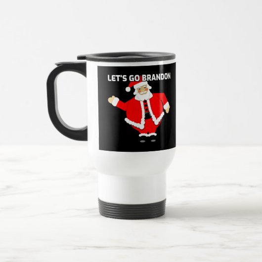 LET'S GO BRANDON CHRISTMAS TRAVEL COFFEE MUG REISBEKER (Links)