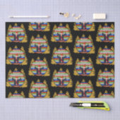 Let's Go Brandon Christmas Trump Snowflake Holiday Tissuepapier (Craft)