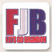 Lets Go Brandon - FJB Bier Onderzetter (Voorkant)