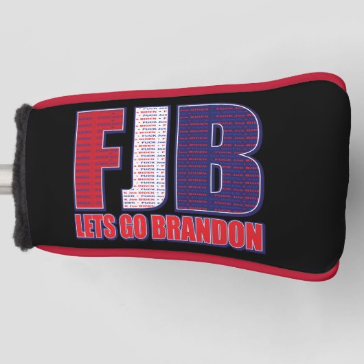 Lets Go Brandon - FJB Golfheadcover (Voorkant)