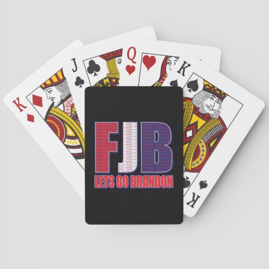 Lets Go Brandon - FJB Pokerkaarten (Achterkant)