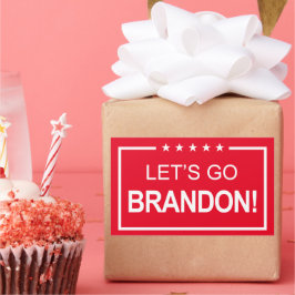 Lets Go Brandon Funny Trump 2024 Rechthoekige Sticker