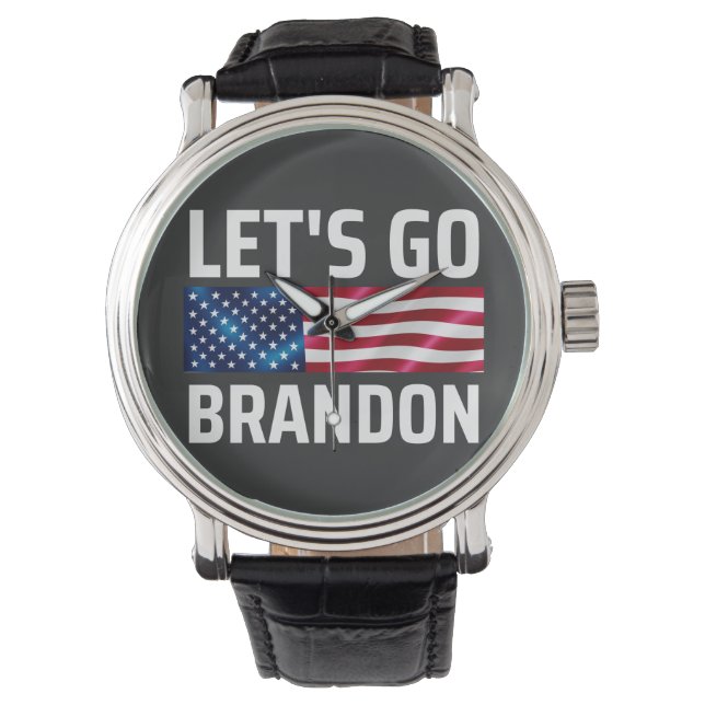 lets go brandon laat brandon merken horloge (Voorkant)