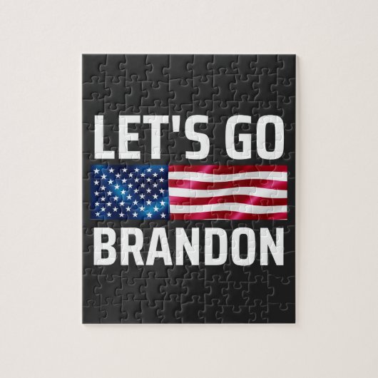 lets go brandon laat brandon merken legpuzzel (Verticaal)