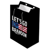 lets go brandon laat brandon merken medium cadeauzakje (Voorkant Gekanteld)