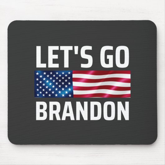 lets go brandon laat brandon merken muismat (Voorkant)