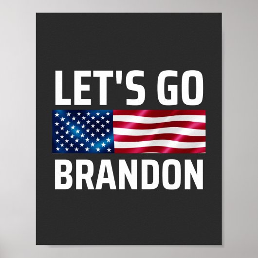 lets go brandon laat brandon merken poster (Voorkant)