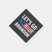 lets go brandon laat brandon merken servet (Hoek)