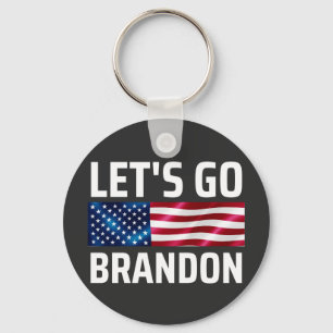 lets go brandon laat brandon merken sleutelhanger