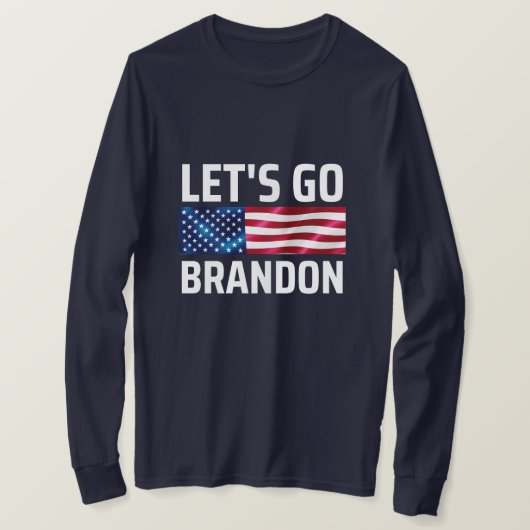 lets go brandon laat brandon merken t-shirt (Design voorkant)