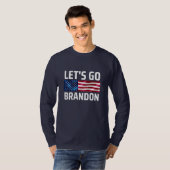 lets go brandon laat brandon merken t-shirt (Voorkant volledig)