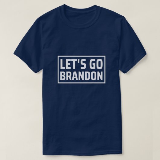 lets go brandon laat brandon merken t-shirt (Design voorkant)