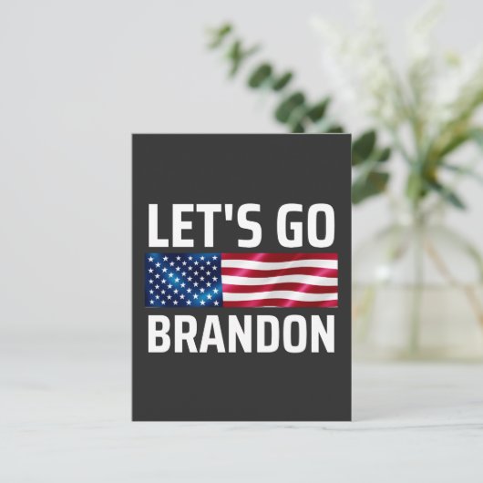 lets go brandon lets go brandon feestdagenkaart (Staand voorkant)