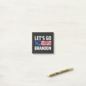 lets go brandon lets go brandon post-it® notes (Op bureau)