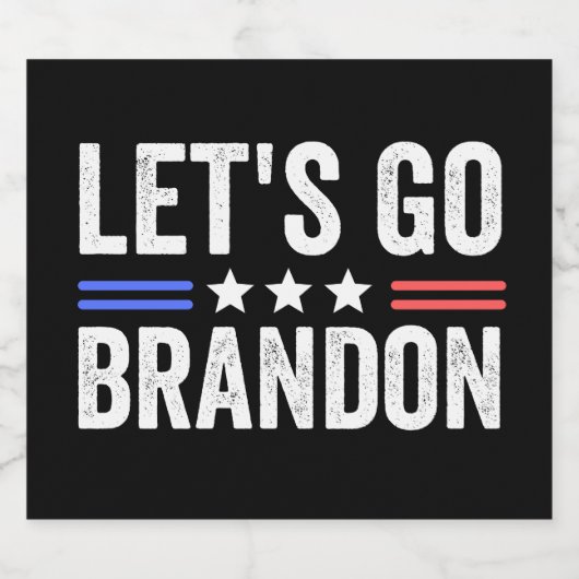 Let's Go Brandon Likeurfles Etiket (Enkel label)