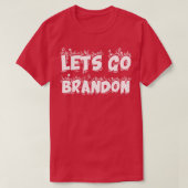 Lets Go Brandon Meme Typografie T-shirt (Design voorkant)