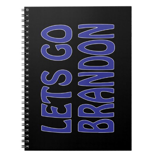 Lets-Go-Brandon Notitieboek (Voorkant)
