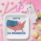 Lets Go Brandon Papieren Bordje (Feest)