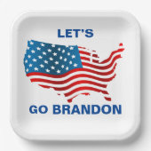 Lets Go Brandon Papieren Bordje (Voorkant)