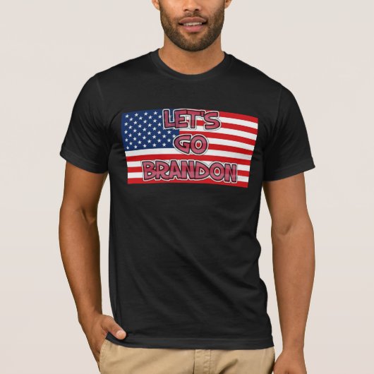 LET'S GO BRANDON Patriotic 4TH july t-shirts (Voorkant)