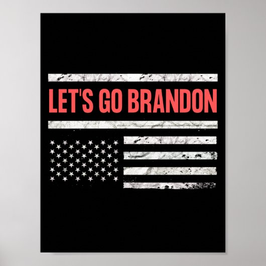 Let's Go Brandon Poster (Voorkant)